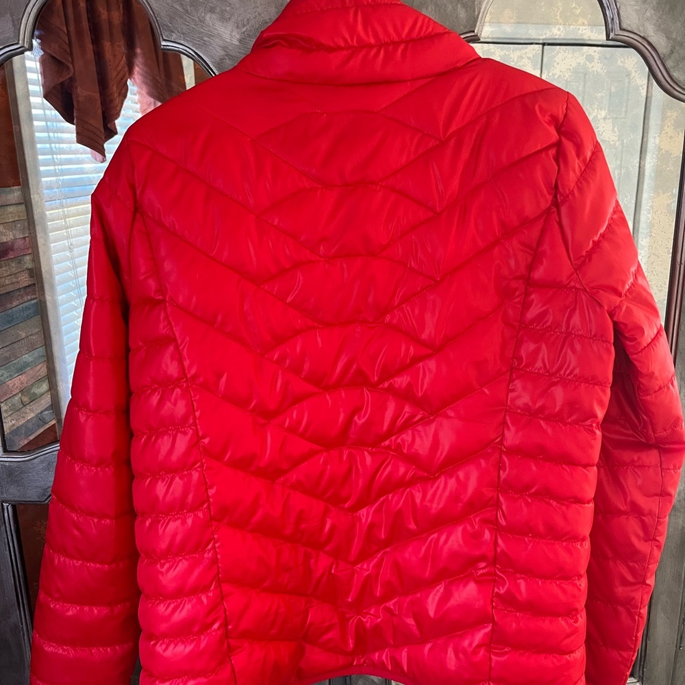 Red Puffer Coat - Picture 2 of 2